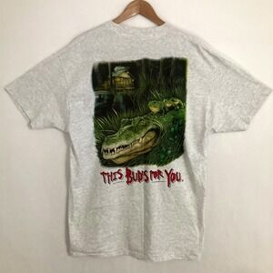 Vtg NWT Deadstock 1996 Budweiser Frogs Shirt XL This Buds For You Single Stitch